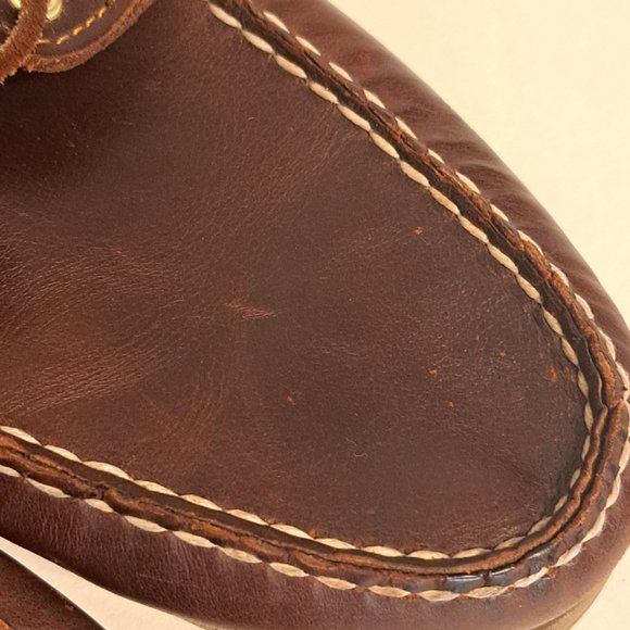 Timberland Brown Leather Boat Shoes - Picture 9 of 9